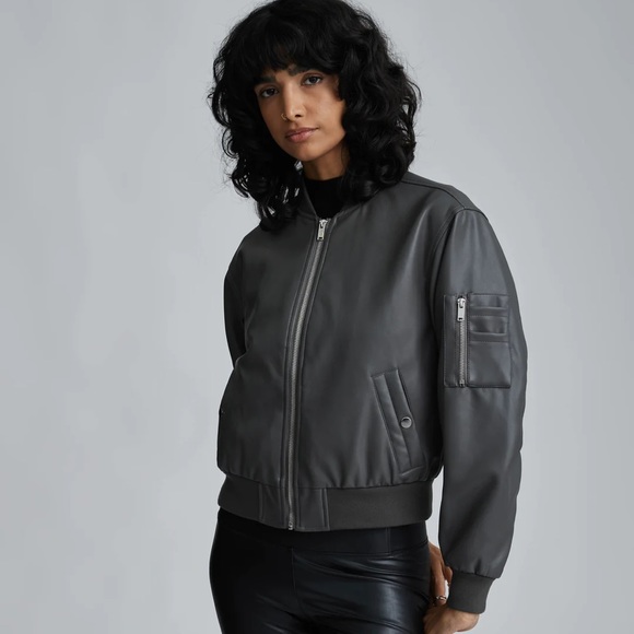 NVLT Vegan leather bomber - Picture 1 of 3